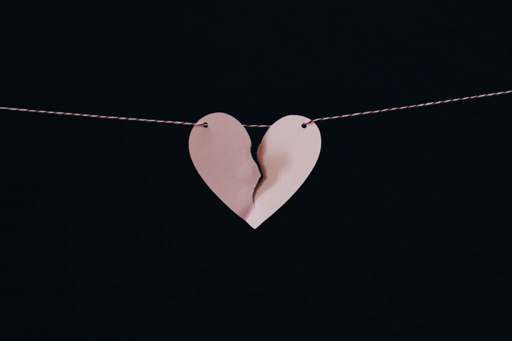 Broken Heart by divorce or grief